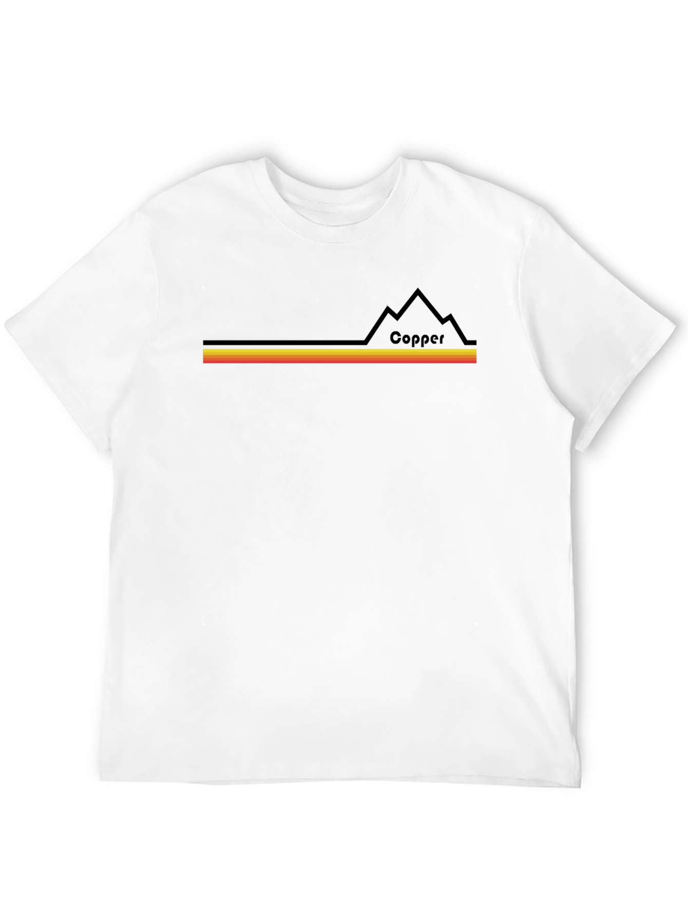 Copper Mountain Retro T-Shirt - Black