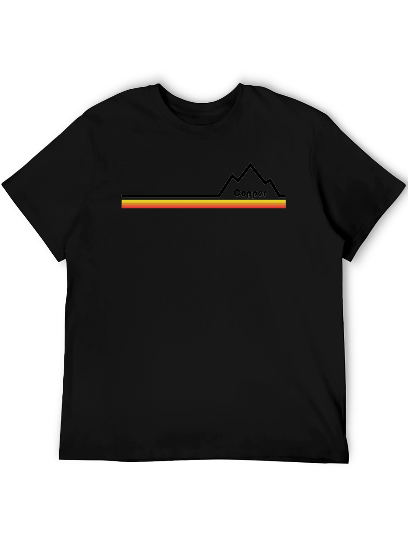 Copper Mountain Retro T-Shirt - Black