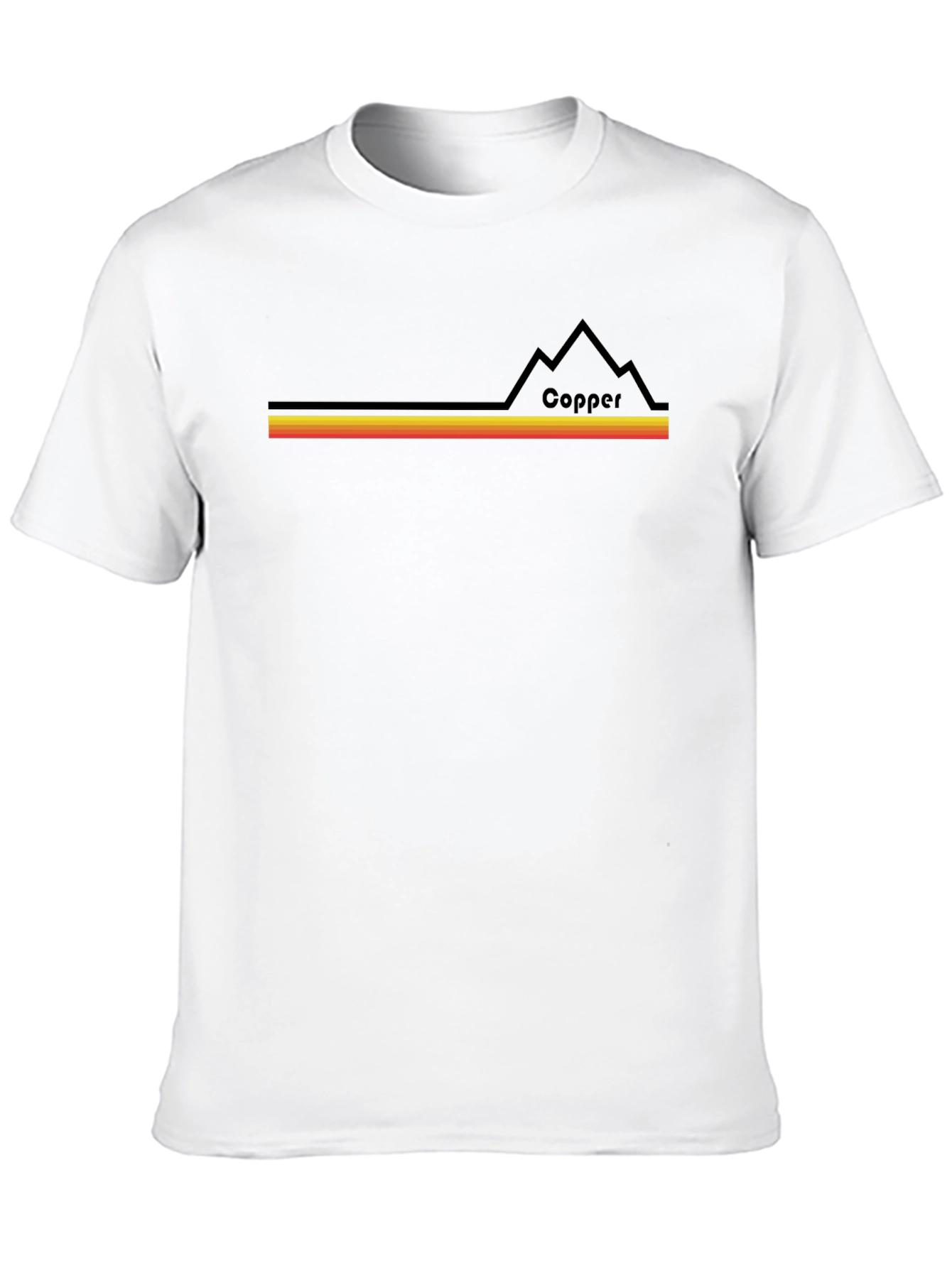 Copper Mountain Retro T-Shirt - Black