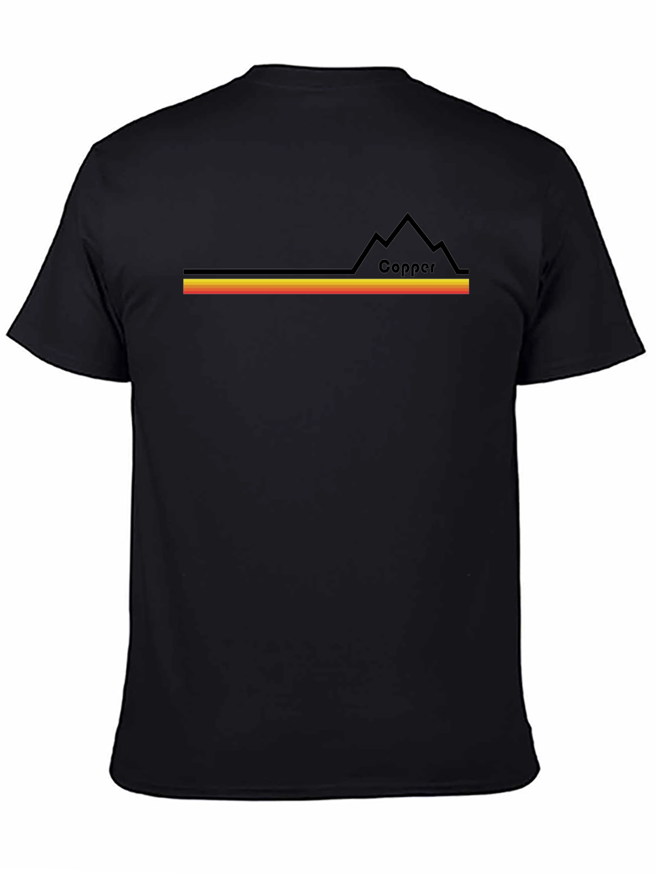 Copper Mountain Retro T-Shirt - Black