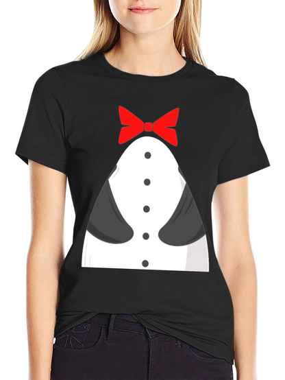 Funny Tuxedo T-Shirt - Bowtie Design Novelty Tee