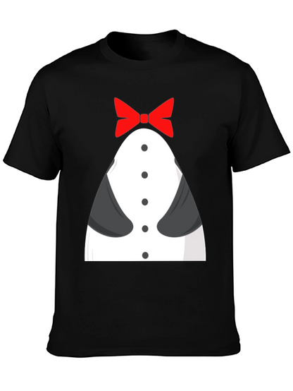 Funny Tuxedo T-Shirt - Bowtie Design Novelty Tee