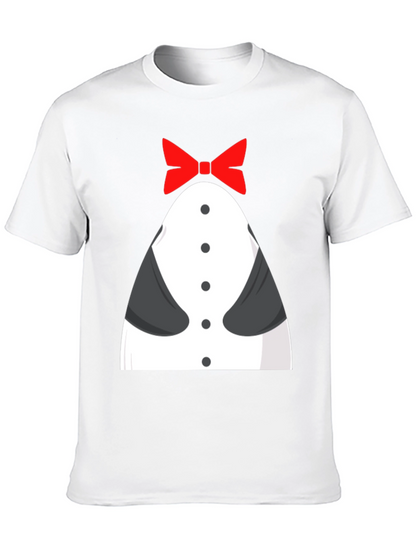 Funny Tuxedo T-Shirt - Bowtie Design Novelty Tee