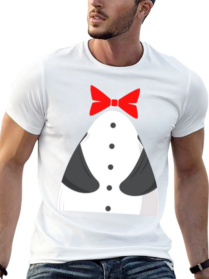 Funny Tuxedo T-Shirt - Bowtie Design Novelty Tee