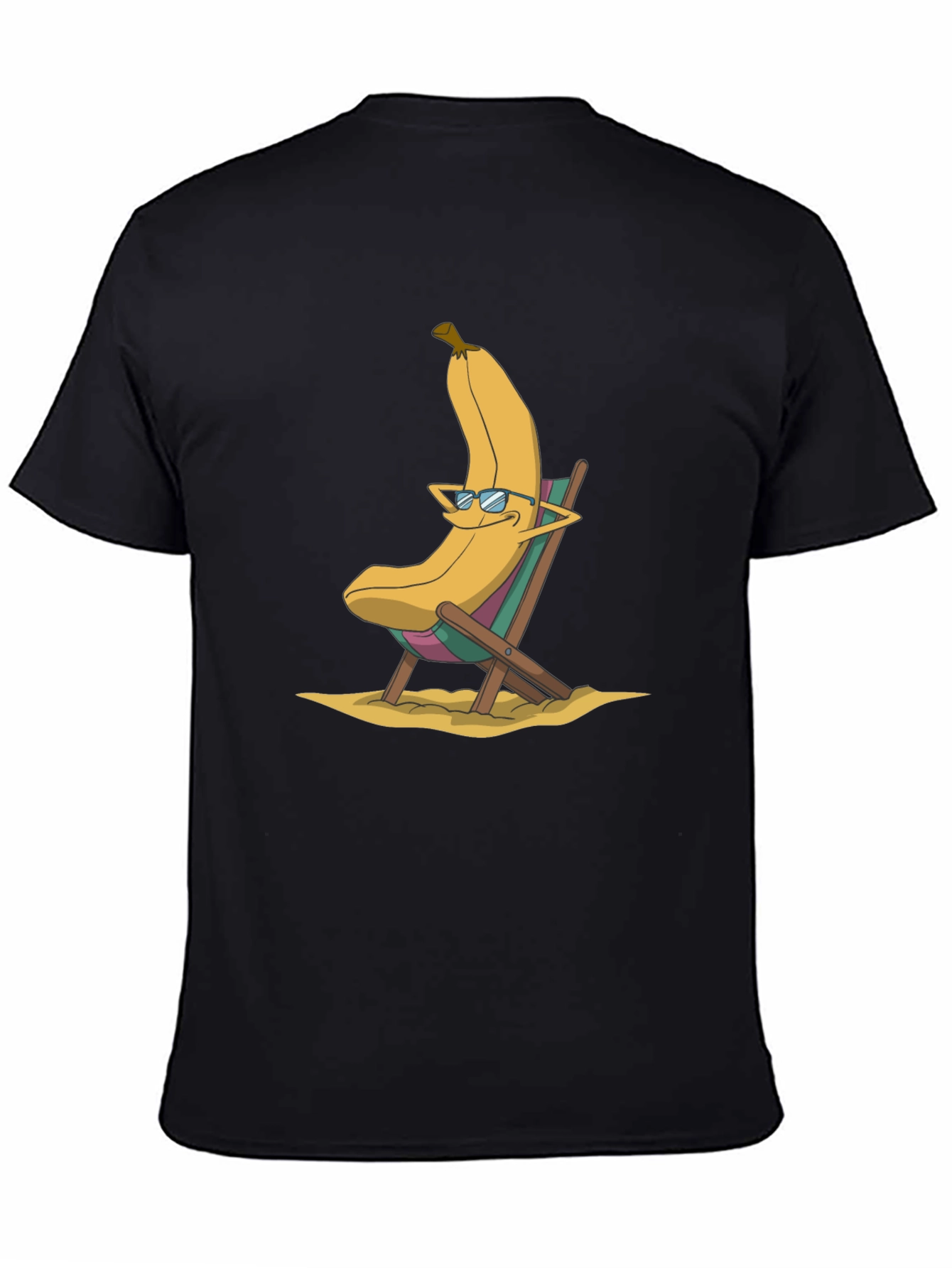 Banana Beach Relaxation T-Shirt - Cool Cartoon Design
