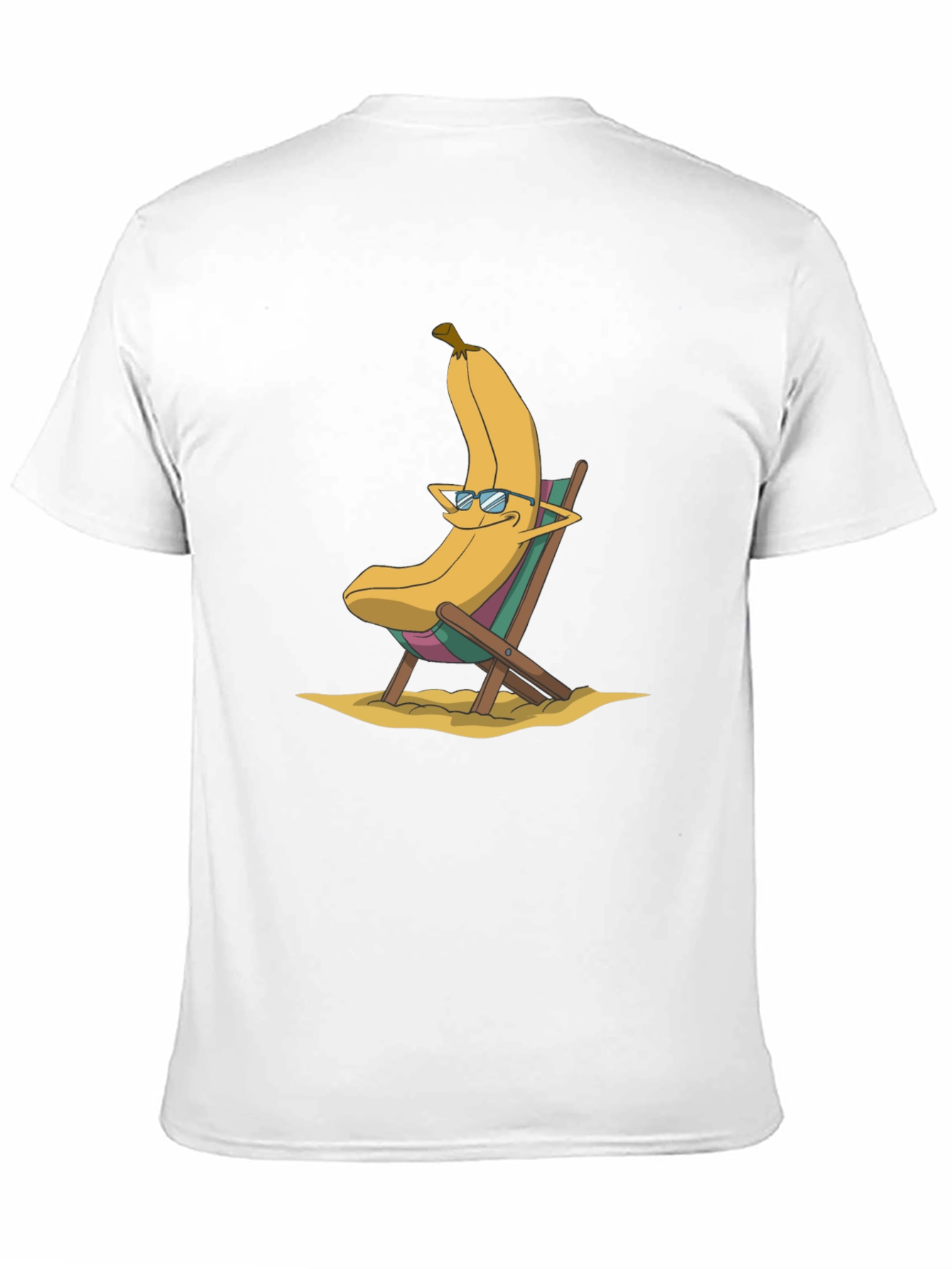 Banana Beach Relaxation T-Shirt - Cool Cartoon Design