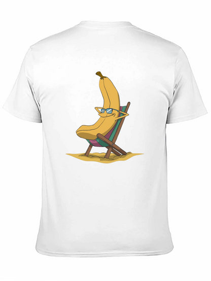 Banana Beach Relaxation T-Shirt - Cool Cartoon Design