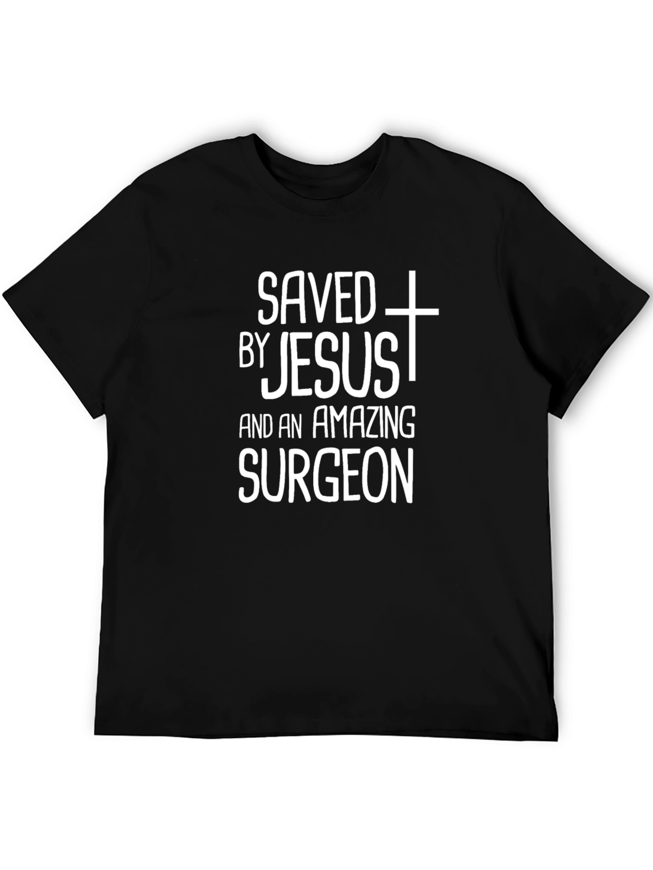 Saved By Jesus & Amazing Surgeon Graphic Tee