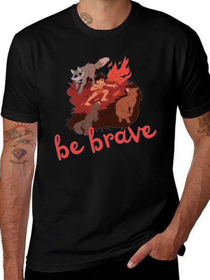 Be Brave Graphic Tee - Adventure T-Shirt