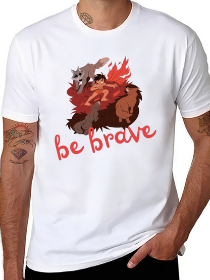 Be Brave Graphic Tee - Adventure T-Shirt