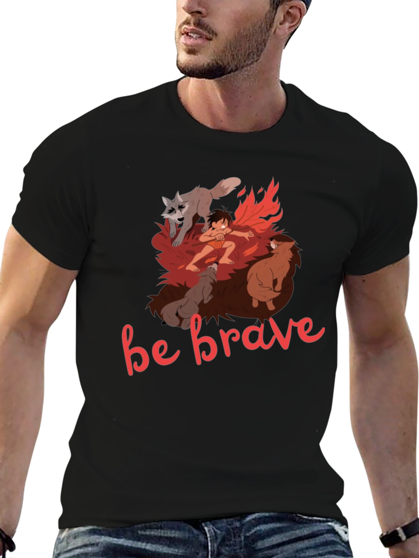 Be Brave Graphic Tee - Adventure T-Shirt