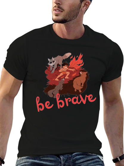Be Brave Graphic Tee - Adventure T-Shirt