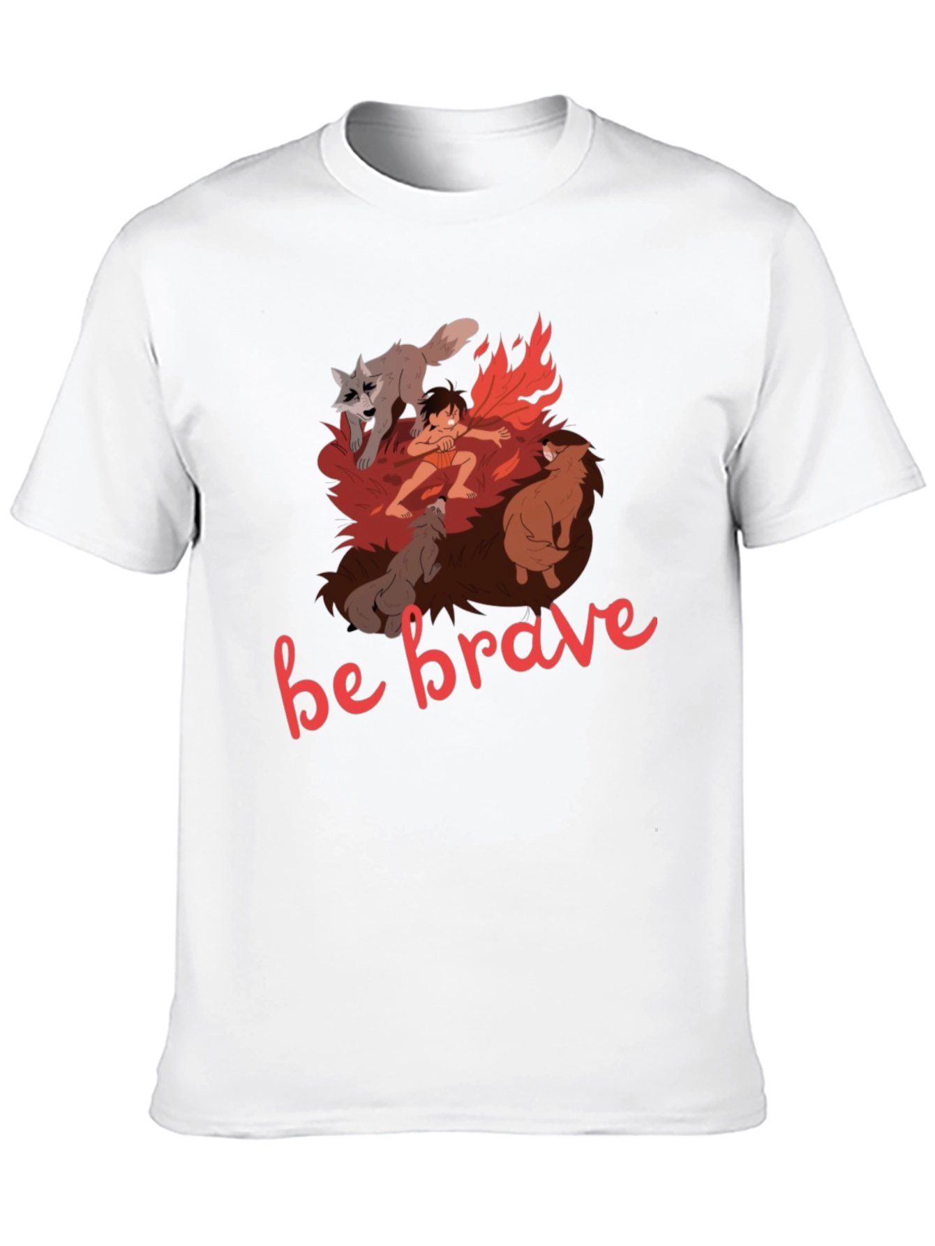 Be Brave Graphic Tee - Adventure T-Shirt