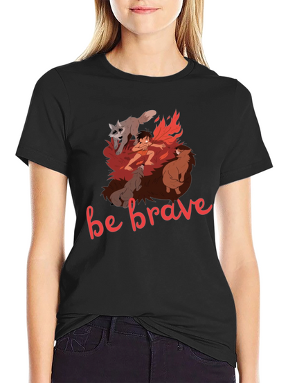Be Brave Graphic Tee - Adventure T-Shirt