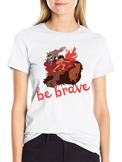 Be Brave Graphic Tee - Adventure T-Shirt