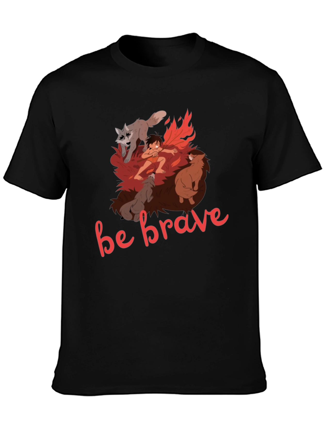 Be Brave Graphic Tee - Adventure T-Shirt