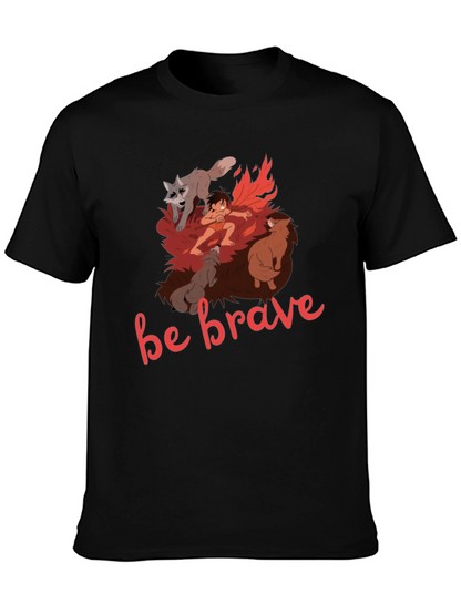Be Brave Graphic Tee - Adventure T-Shirt