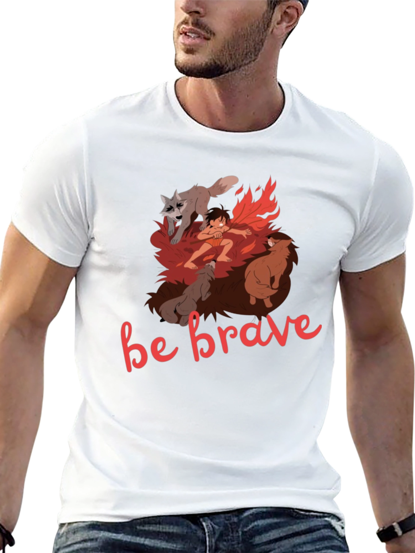 Be Brave Graphic Tee - Adventure T-Shirt
