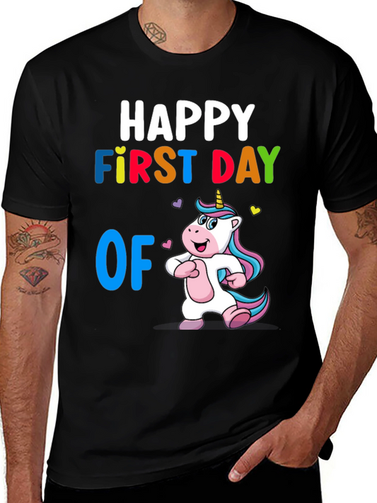 Happy First Day of School Unicorn T-Shirt
