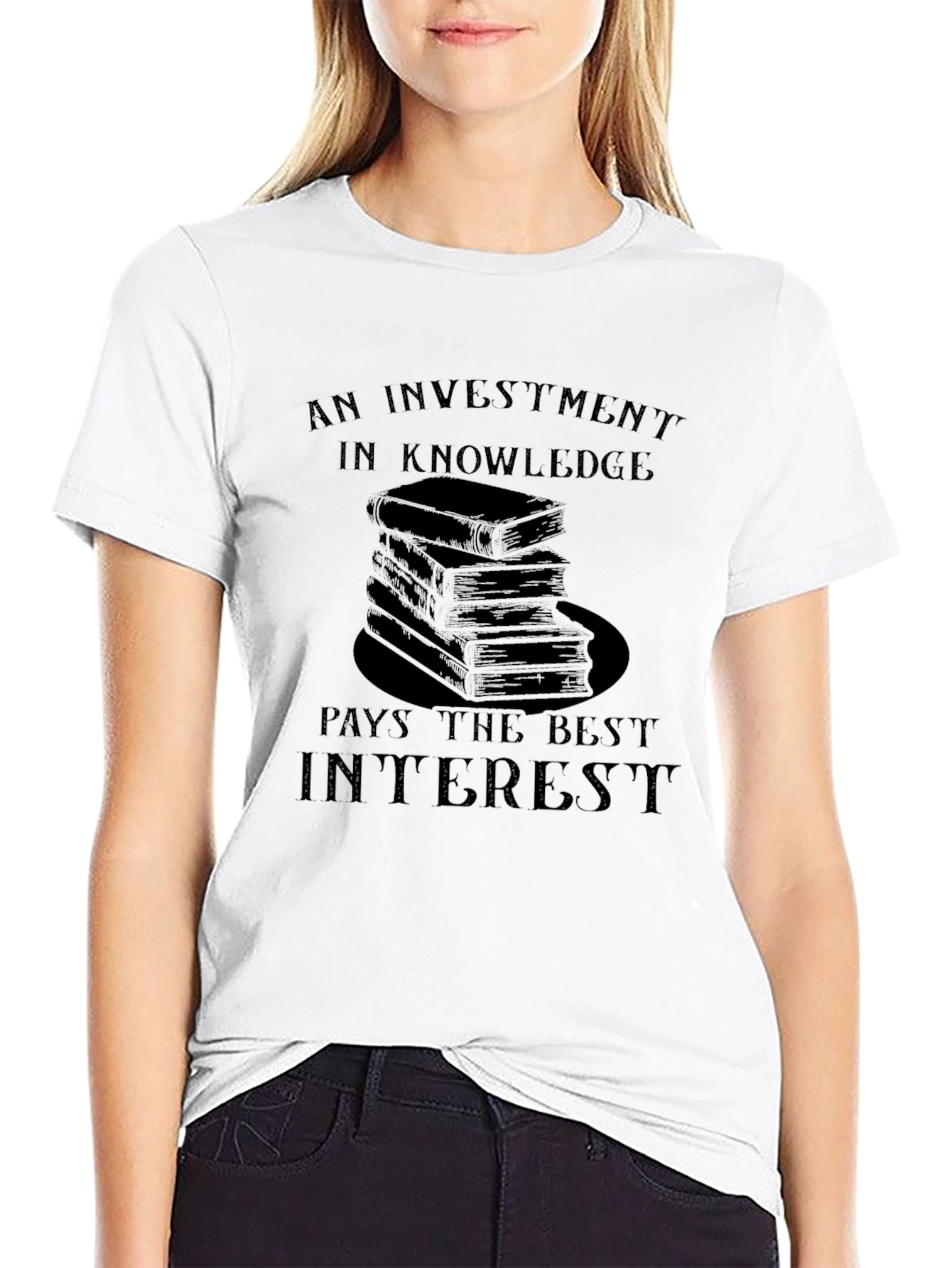 Knowledge Investment Graphic T-Shirt