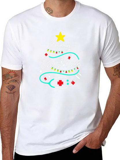 Merry Christmas Nurse T-Shirt Holiday Tee
