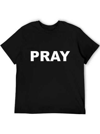 Pray Graphic Black T-Shirt - Comfort & Style
