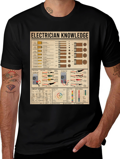 Electrician Knowledge Graphic T-Shirt