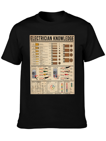 Electrician Knowledge Graphic T-Shirt