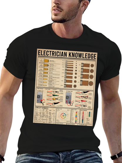Electrician Knowledge Graphic T-Shirt