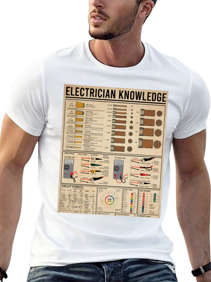 Electrician Knowledge Graphic T-Shirt