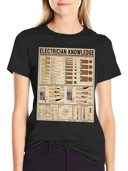 Electrician Knowledge Graphic T-Shirt