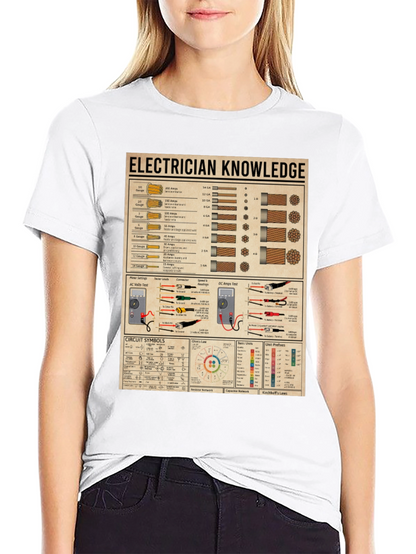 Electrician Knowledge Graphic T-Shirt