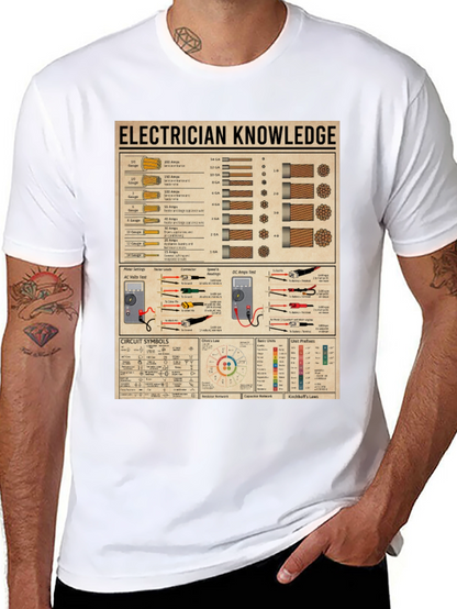 Electrician Knowledge Graphic T-Shirt