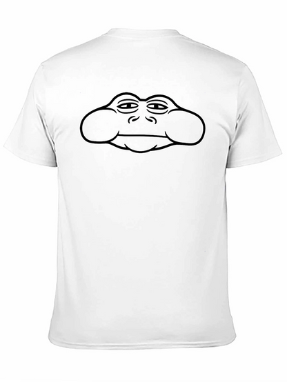 Black T-Shirt with Frog Face Design
