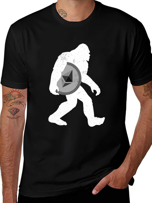 Sasquatch Ethereum Crypto T-Shirt - Black