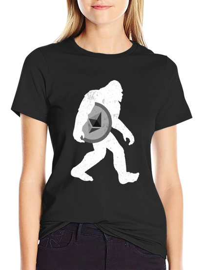 Sasquatch Ethereum Crypto T-Shirt - Black