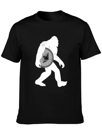 Sasquatch Ethereum Crypto T-Shirt - Black