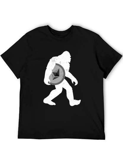 Sasquatch Ethereum Crypto T-Shirt - Black