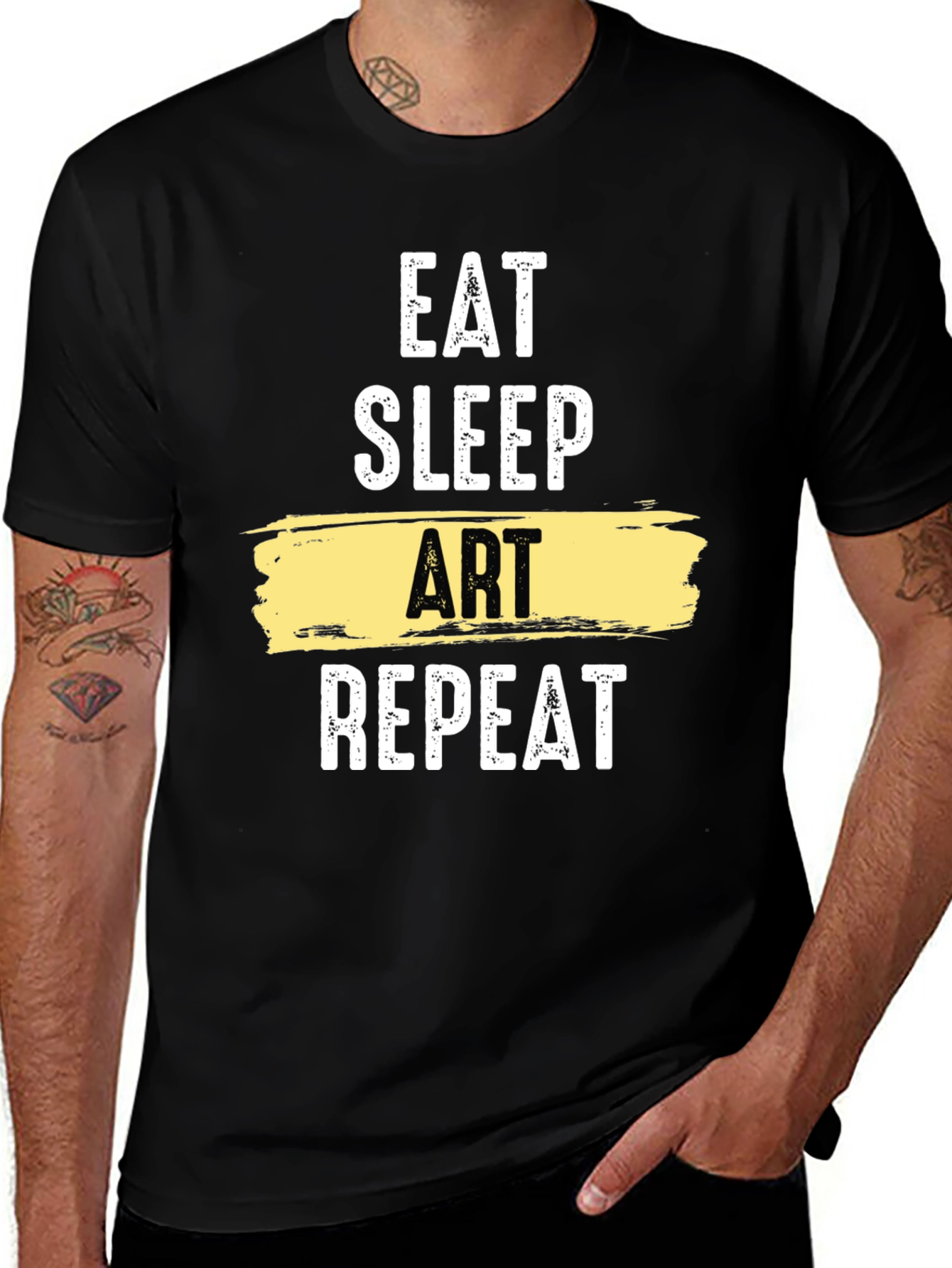 Eat Sleep Art Repeat T-Shirt