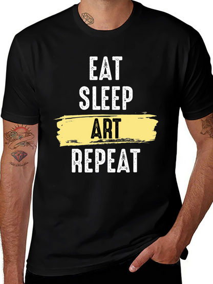 Eat Sleep Art Repeat T-Shirt