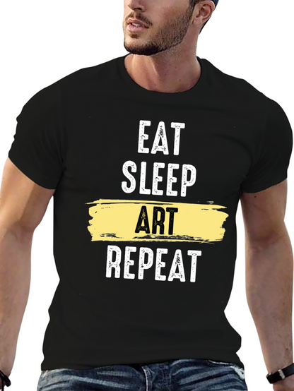 Eat Sleep Art Repeat T-Shirt
