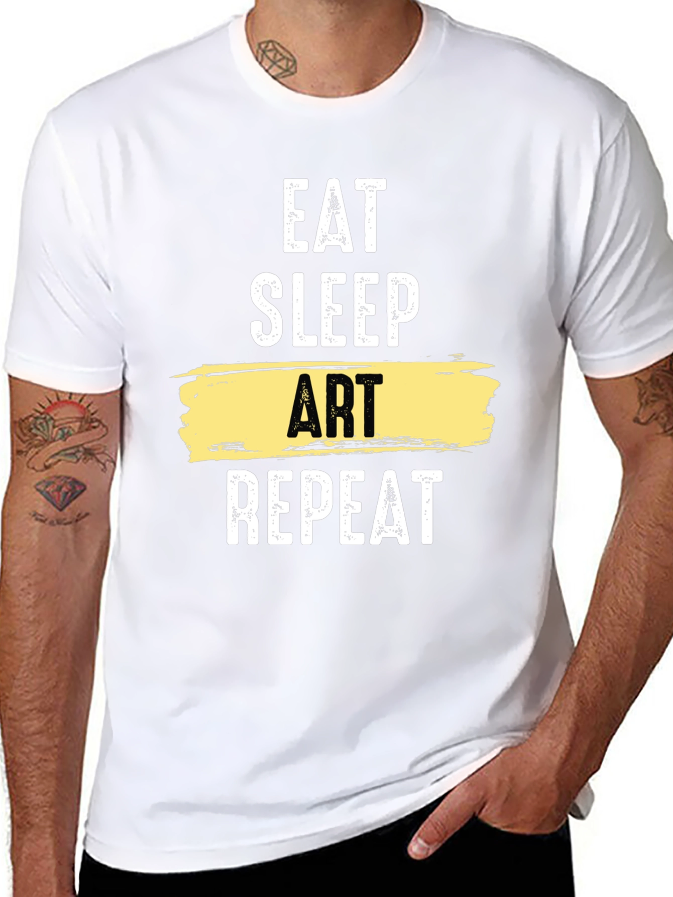 Eat Sleep Art Repeat T-Shirt