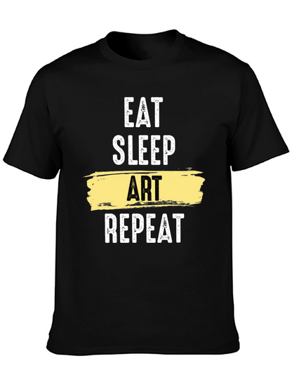Eat Sleep Art Repeat T-Shirt