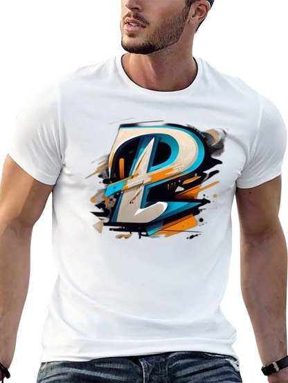 Abstract Graphic Tee - Modern Art Design