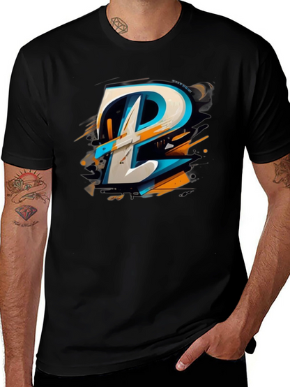 Abstract Graphic Tee - Modern Art Design