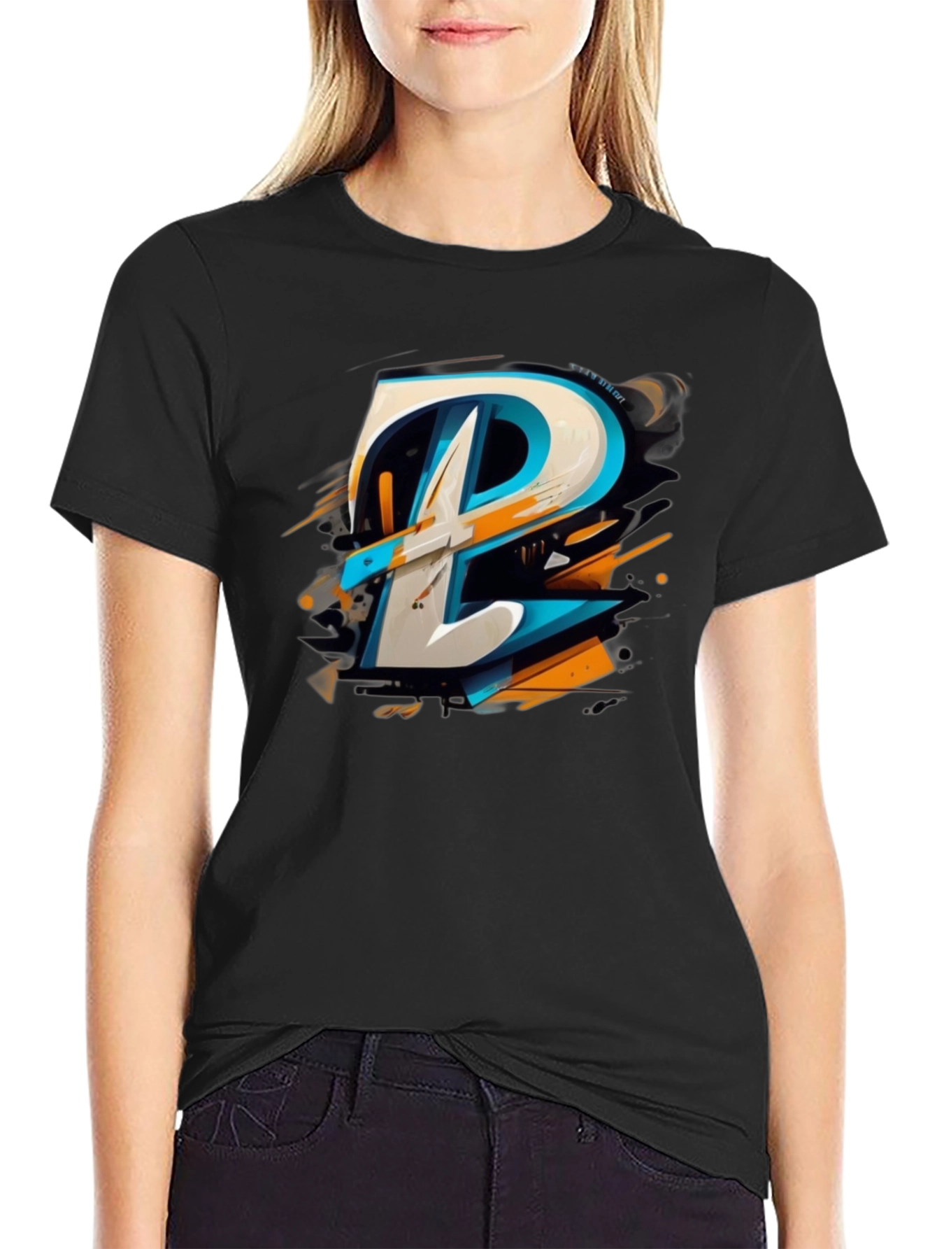 Abstract Graphic Tee - Modern Art Design