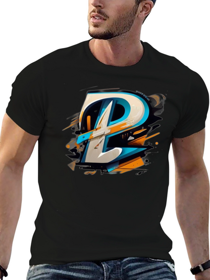 Abstract Graphic Tee - Modern Art Design