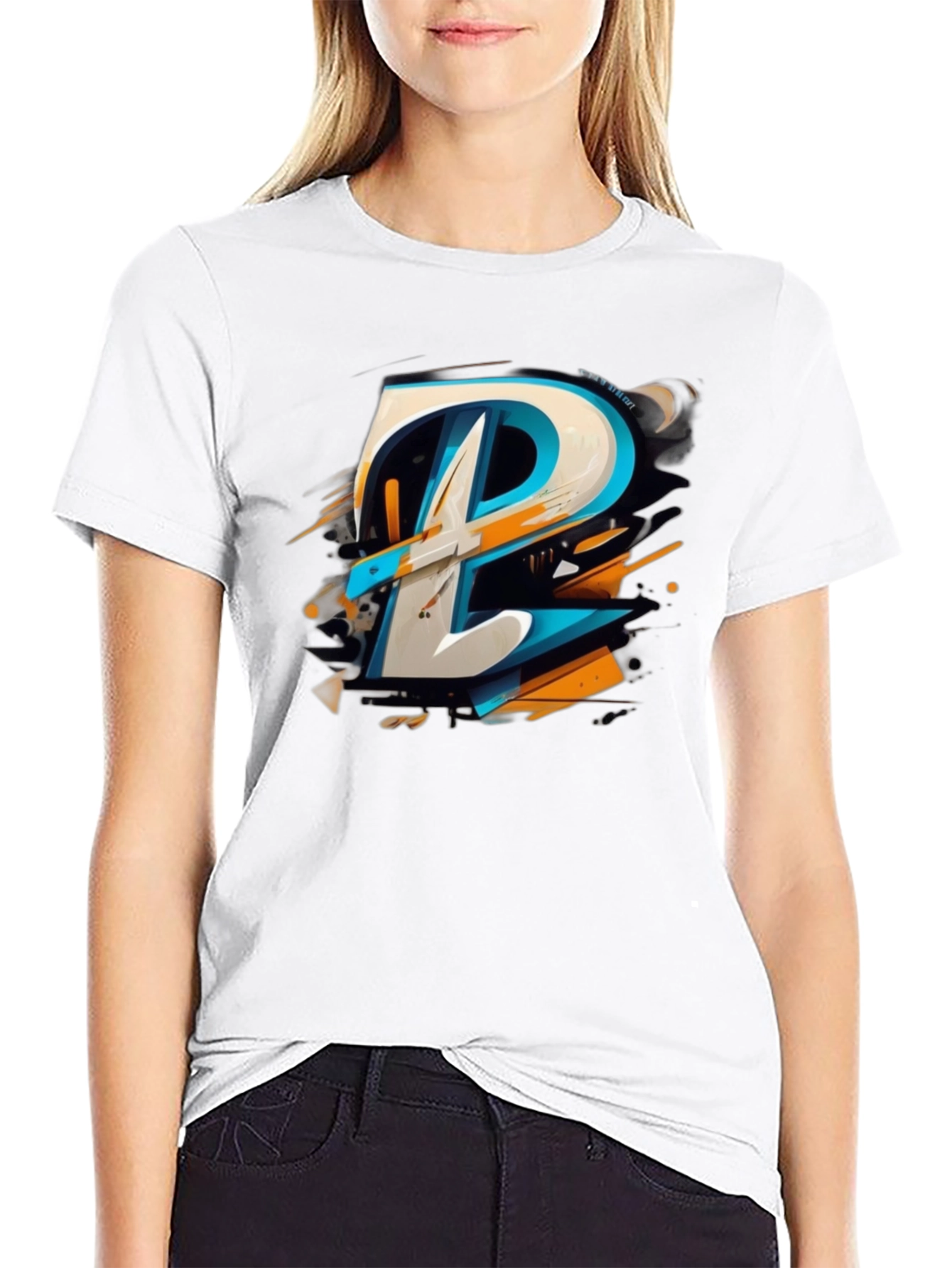 Abstract Graphic Tee - Modern Art Design