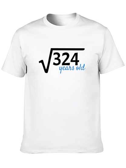 Funny 18th Birthday Square Root T-Shirt