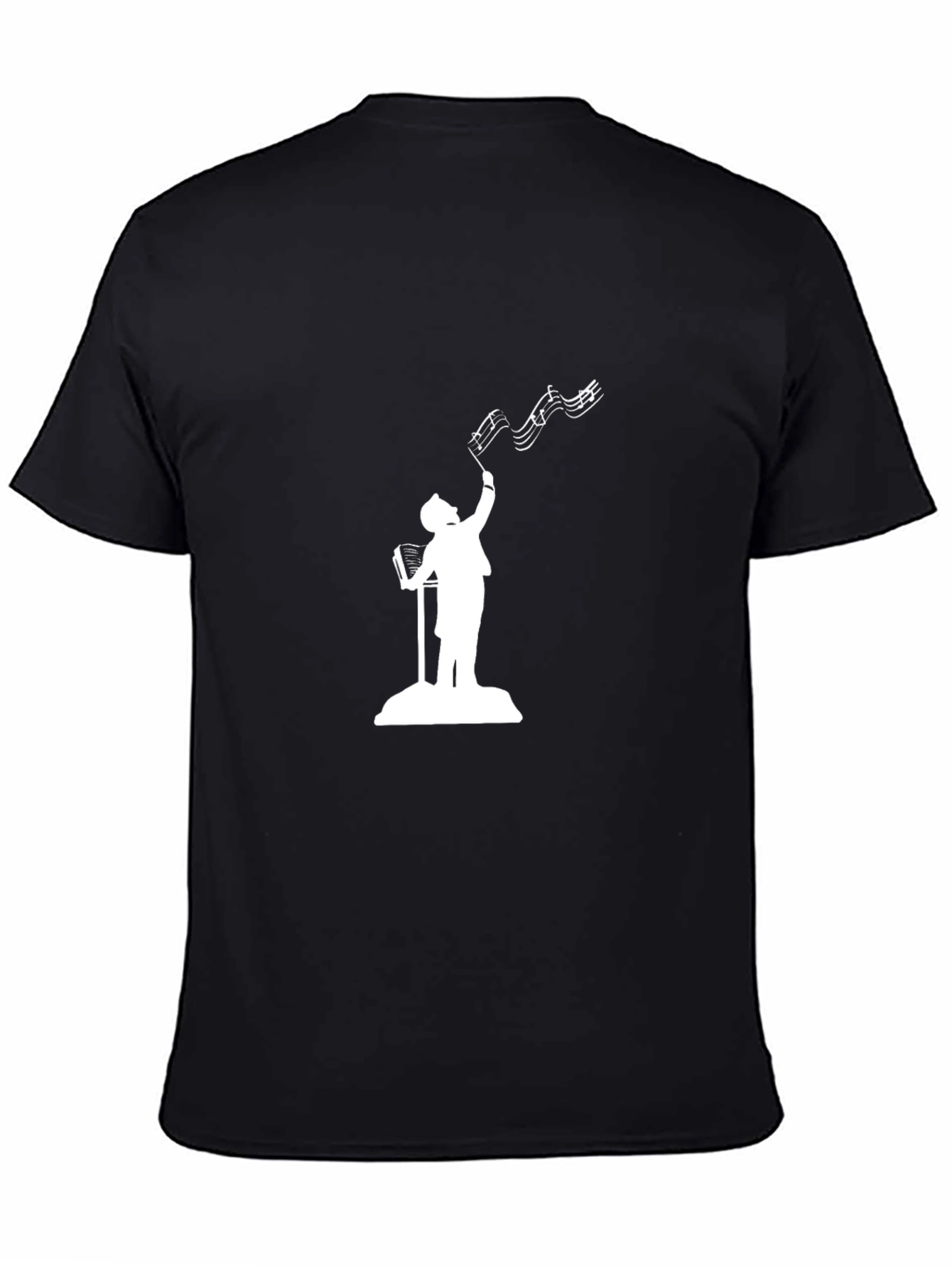 Conductor Music Notes Graphic T-Shirt